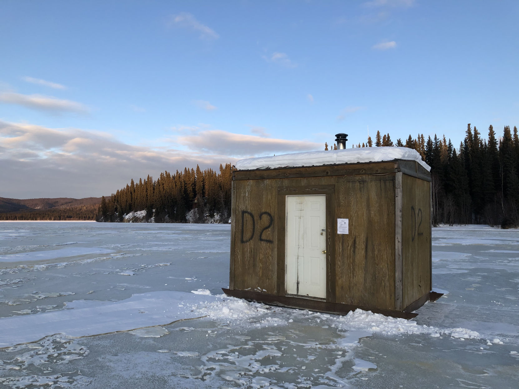 Ice huts